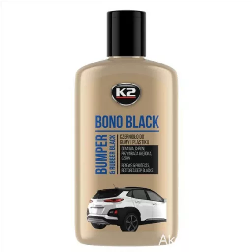 K2 BONOBLACK 250ml feketítő krém lökhárító műanyag ápoló