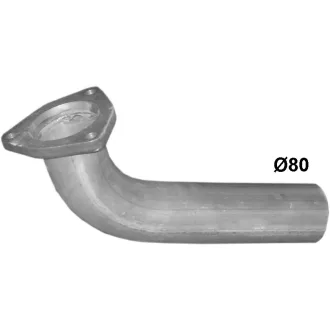Mercedes kipufogó leömlőcső K69_91ALU