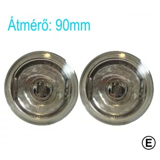   Kerek 90mm ködlámpa (szúrófényű) "E" jeles KL-HY-085X