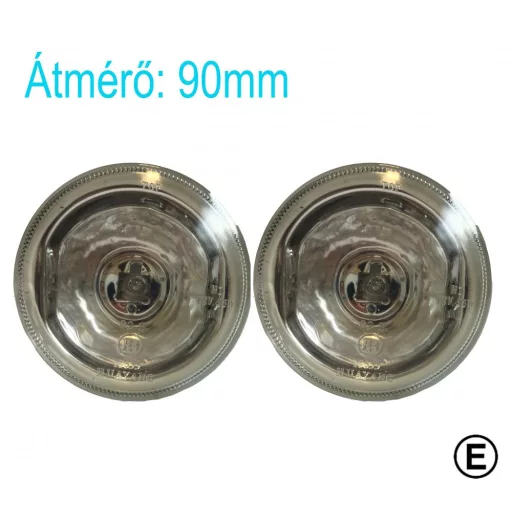 Kerek 90mm ködlámpa (szúrófényű) "E" jeles KL-HY-085X