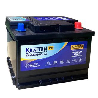 Krafton AGM 60Ah 640A Jobb+ Akkumulátor (KS-AGM60-L2)