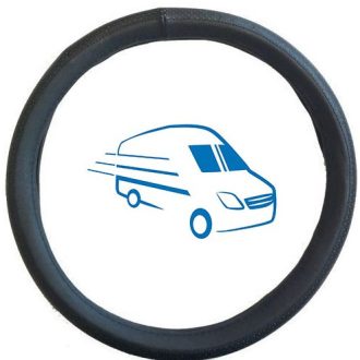   Teherautós Bőrhatású teherautós 42cm kormányvédő KV-HB23518-42