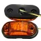 2LED-es Szélességjelző-helyzetjelző - E-jeles - sárga - 12-24V