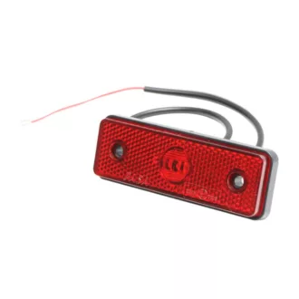 Szélességjelző/helyzetjelző piros - 12-36V - LA-607R
