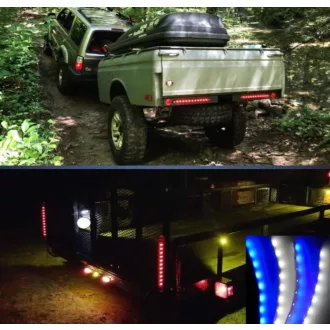   Erős flexibilis beltéri - kültéri ledcsík 24cm FEHÉR LCS-2062/24W