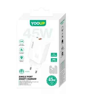 YOOUP 45W Dupla hálózati töltő (USB/TYPE-C) NC48-D
