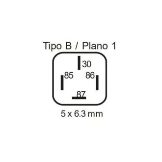 MR 54, Relé 12V/40A