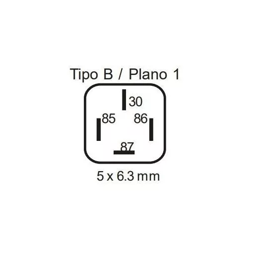 MR 54, Relé 12V/40A