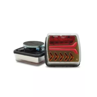   Utánfutó LED lámpa szett , vezeték nélküli , mágneses készlet , fehér design