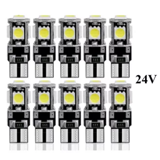 24V SMD-T10-5CANBUS 24V 10db