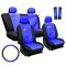 Univerzális 11 részes üléshuzat szett - kék-fekete UL-AG23001BBL