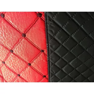  Univerzális fekete/piros steppelt üléshuzat szett UL-AG23002BR