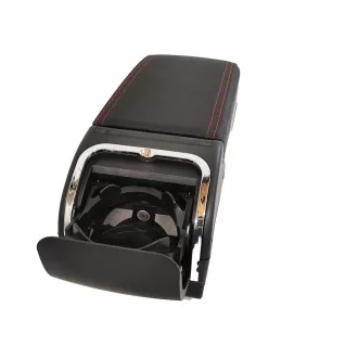   Gyári hatású műbőr univerzális könyöklő - 4USB-S - állítható konzol szélesség