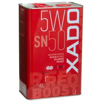 XADO 5W-50 SN Red Boost motorolaj 4liter
