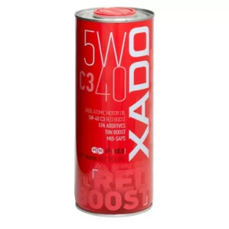 XADO 5W-40 C3 Red Boost motorolaj 1 liter
