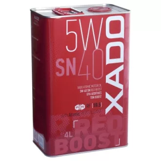 XADO 5W-40 SN Red Boost motorolaj 4liter