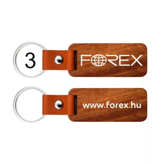 Forex kulcstartó fából